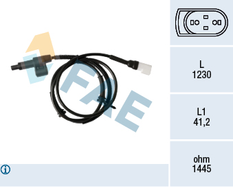 Senzor,turatie roata 78355 FAE