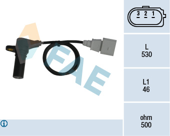 Senzor impulsuri, arbore cotit 79063 FAE