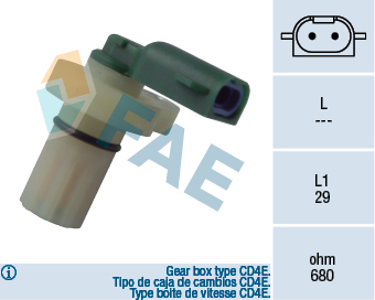 Senzor impulsuri, arbore cotit 79087 FAE