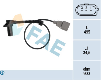 Senzor impulsuri, arbore cotit 79311 FAE