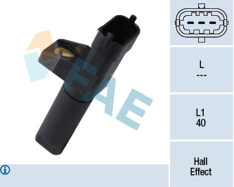 Senzor impulsuri, arbore cotit 79357 FAE