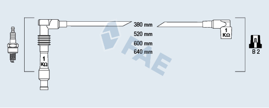 Set cablaj aprinder 85080 FAE