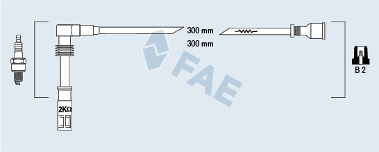 Set cablaj aprinder 85682 FAE