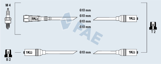 Set cablaj aprinder 85690 FAE