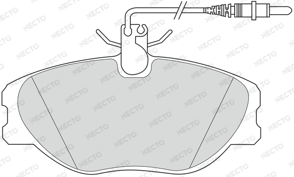 Set placute frana,frana disc FD6612V NECTO