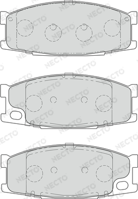 Set placute frana,frana disc FD7158V NECTO