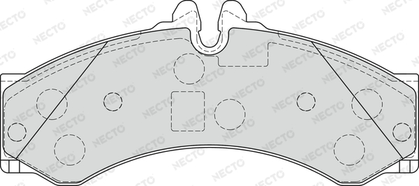 Set placute frana,frana disc FD7236V NECTO