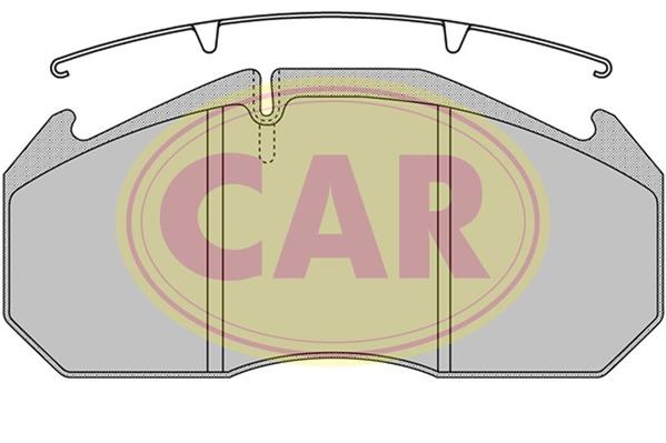 Set placute frana,frana disc PNT2611 CAR