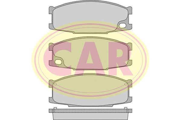 Set placute frana,frana disc PNT298 CAR