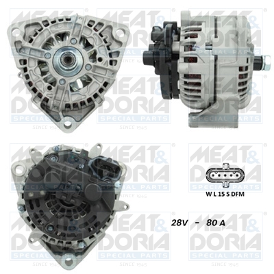 Generator / Alternator 5610076G MEAT & DORIA