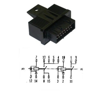 Releu, pompa combustibil 73240107 MEAT & DORIA