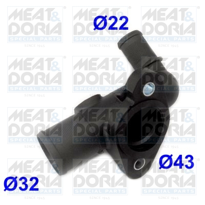 Flansa lichid racire 93182 MEAT & DORIA