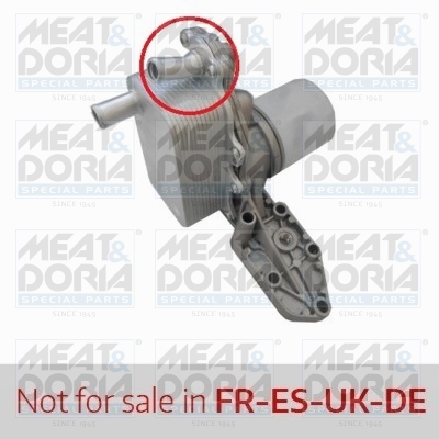 Radiator ulei, ulei motor 95206 MEAT & DORIA