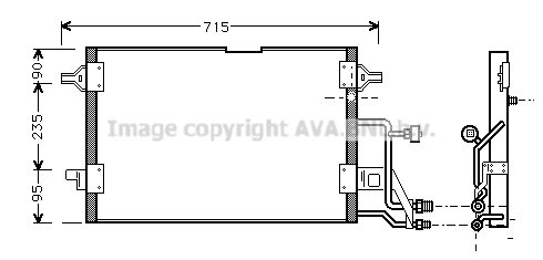 Condensator, climatizare AI5116 AVA QUALITY COOLING