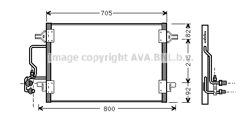 Condensator, climatizare AI5175 AVA QUALITY COOLING