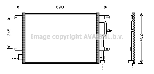 Condensator, climatizare AI5194 AVA QUALITY COOLING