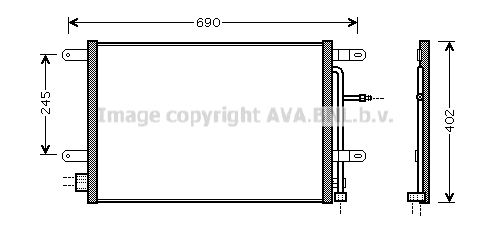 Condensator, climatizare AI5238 AVA QUALITY COOLING