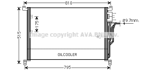 Condensator, climatizare AI5301 AVA QUALITY COOLING