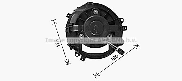 Ventilator, habitaclu AI8445 AVA QUALITY COOLING