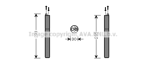 Uscator,aer conditionat AID298 AVA QUALITY COOLING