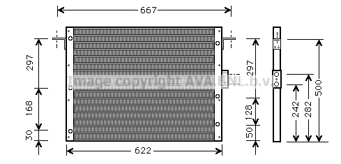 Condensator, climatizare AU5075 AVA QUALITY COOLING