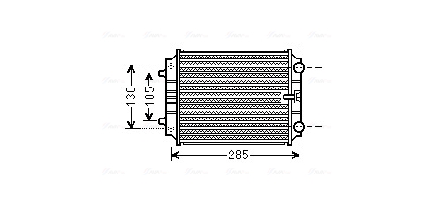 Radiator, racire motor AI2299 AVA QUALITY COOLING