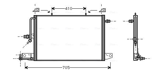 Condensator, climatizare AI5117 AVA QUALITY COOLING