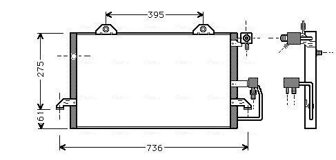 Condensator, climatizare AI5121 AVA QUALITY COOLING