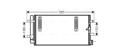 Condensator, climatizare AIA5297D AVA QUALITY COOLING