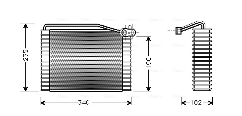 Evaporator, aer conditionat AIV149 AVA QUALITY COOLING
