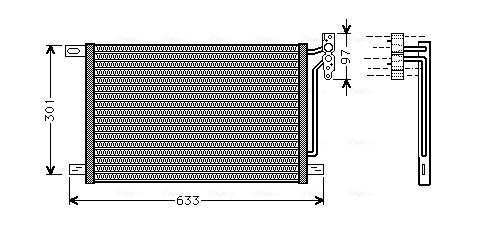 Condensator, climatizare BW5215 AVA QUALITY COOLING