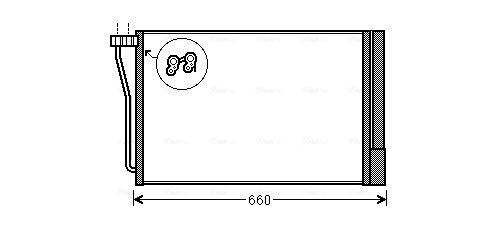 Condensator, climatizare BW5490D AVA QUALITY COOLING