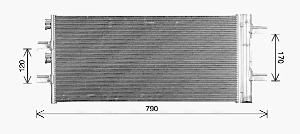 Condensator, climatizare BW5617D AVA QUALITY COOLING