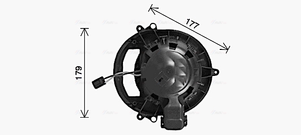 Ventilator, habitaclu BW8611 AVA QUALITY COOLING