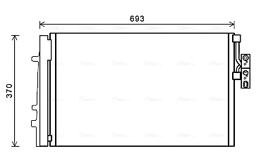 Condensator, climatizare BWA5479D AVA QUALITY COOLING