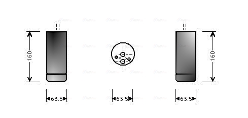 Uscator,aer conditionat BWD063 AVA QUALITY COOLING
