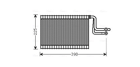 Evaporator, aer conditionat BWV365 AVA QUALITY COOLING