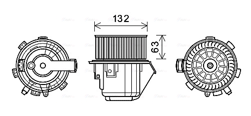 Ventilator, habitaclu CN8298 AVA QUALITY COOLING
