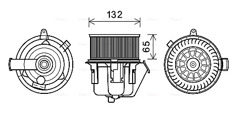 Ventilator, habitaclu CN8302 AVA QUALITY COOLING
