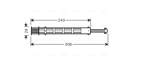 Uscator,aer conditionat CND249 AVA QUALITY COOLING