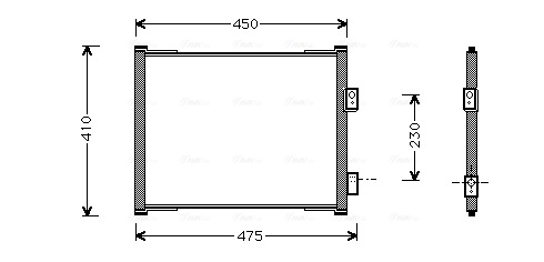 Condensator, climatizare FD5262 AVA QUALITY COOLING