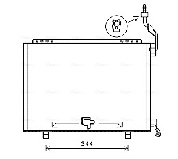 Condensator, climatizare FD5610 AVA QUALITY COOLING