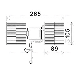 Ventilator, habitaclu FD8569 AVA QUALITY COOLING