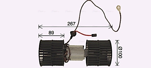 Ventilator, habitaclu FD8652 AVA QUALITY COOLING