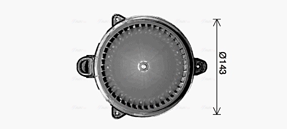 Ventilator, habitaclu FD8668 AVA QUALITY COOLING