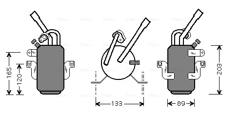 Uscator,aer conditionat FDD311 AVA QUALITY COOLING