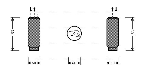 Uscator,aer conditionat HDD101 AVA QUALITY COOLING