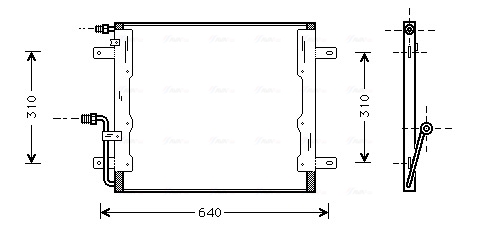 Condensator, climatizare MS5262 AVA QUALITY COOLING