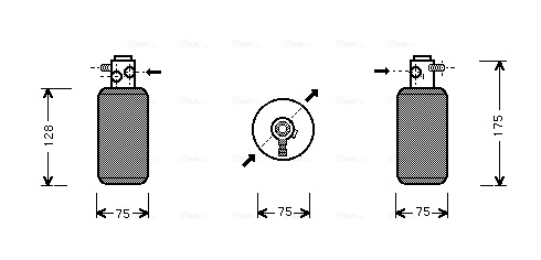 Uscator,aer conditionat MSD050 AVA QUALITY COOLING