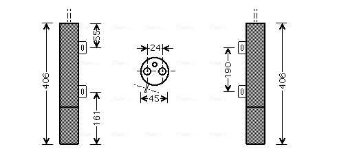 Uscator,aer conditionat MSD090 AVA QUALITY COOLING
